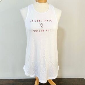 ADIDAS Women’s Arizona State University Fashion Tank White Size Medium